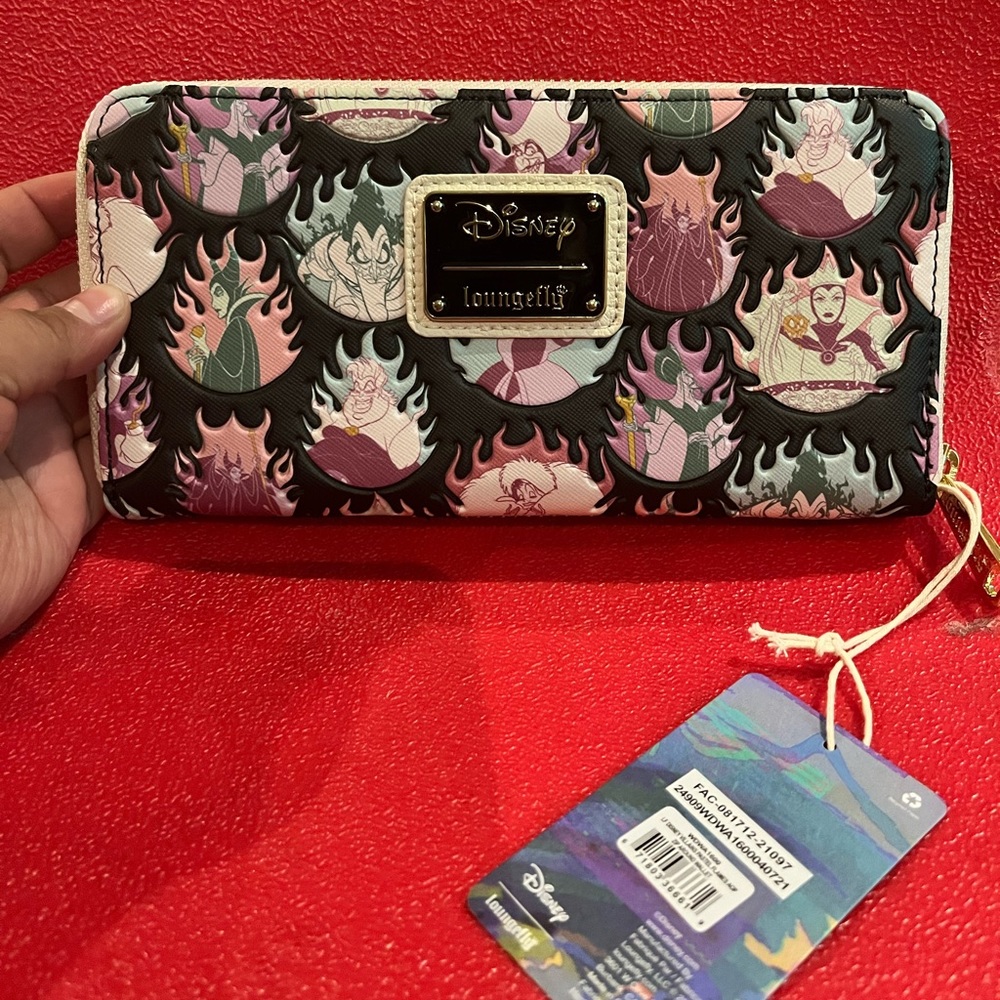 Disney Villians AOP Loungefly Wallet